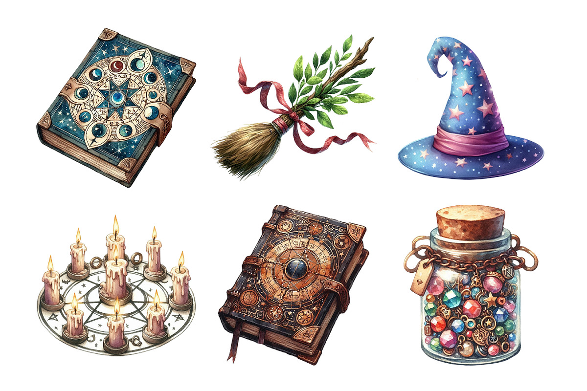 Magic Clipart Bundle Sublimation, an Illustration by Daily.Designs (Photo 4 of 5)