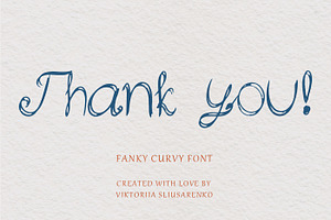 QUALIRVEY Fanky Curvy Font