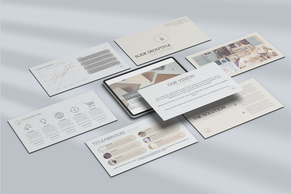 Business Slide Deck Canva | Glacial, a Presentation Template by Monarch 21 Design (Photo 4 of 7)