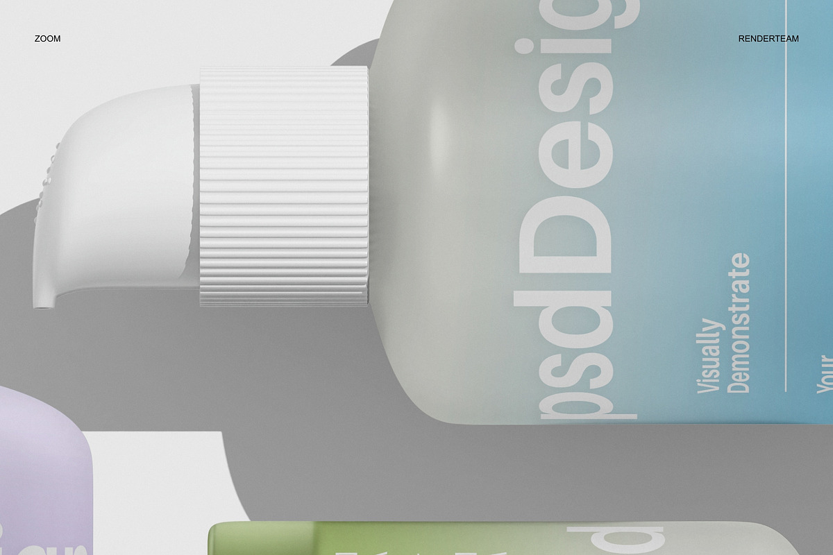 Cosmetic Bottle Mockup Set, a Packaging Mockup by Renderteam (Photo 8 of 12)