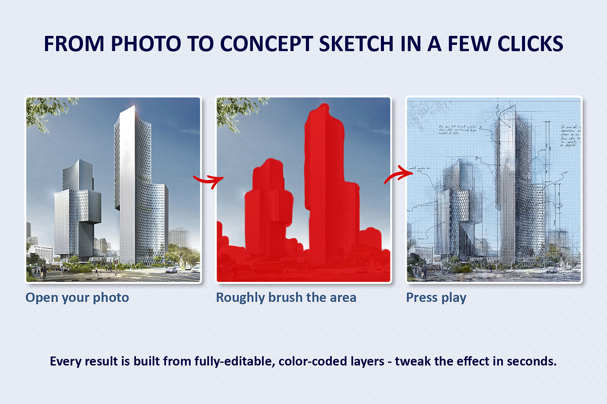Concept Sketch Photoshop Action, an Action Add-On by Blacknull (Photo 3 of 12)