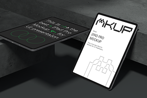 iPad Mockup – Top & Perspective View, an iPad Mockup by Mockupdaddy