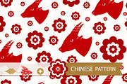 Chinese New Year Seamless Pattern, a Pattern Graphic by Groovy Arts (Thumbnail 1 of 5)