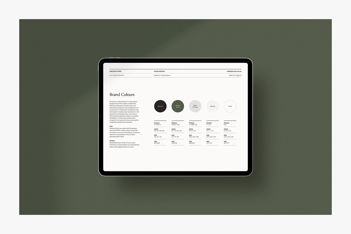 ODESSA / Brand Guidelines, a Presentation Template by Circular (Photo 11 of 20)