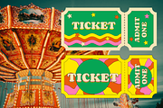 Set of Retro Groovy Tickets, a Person Illustration by T Bild (Thumbnail 2 of 3)