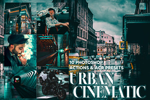 10 Urban Cinematic Photoshop Actions