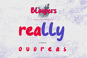 Bloopers - Fun Display Typeface, a Font by Gassstype (Thumbnail 7 of 8)