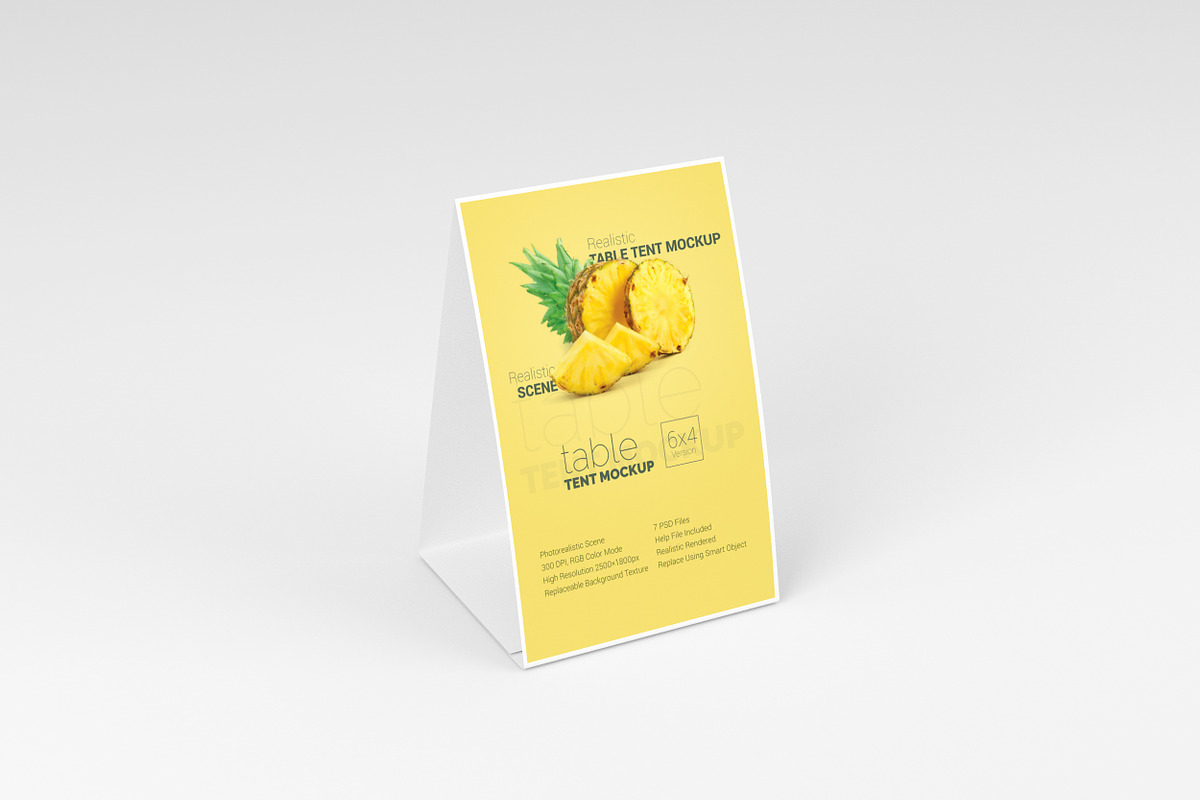 Table Tent Mockup, a Product Mockup by Toasin Studio (Photo 6 of 7)