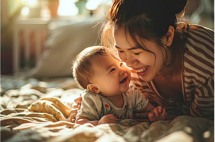 Asian Mother. family and motherhood, a Person Photo by Neirfy