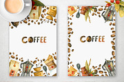 Coffee Illustrations Watercolor, a Texture Illustration by annasokol_ (Thumbnail 7 of 13)