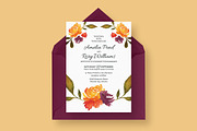 Watercolour Fall Wedding Suite, an Invitation Template by Knotted Design (Thumbnail 3 of 6)