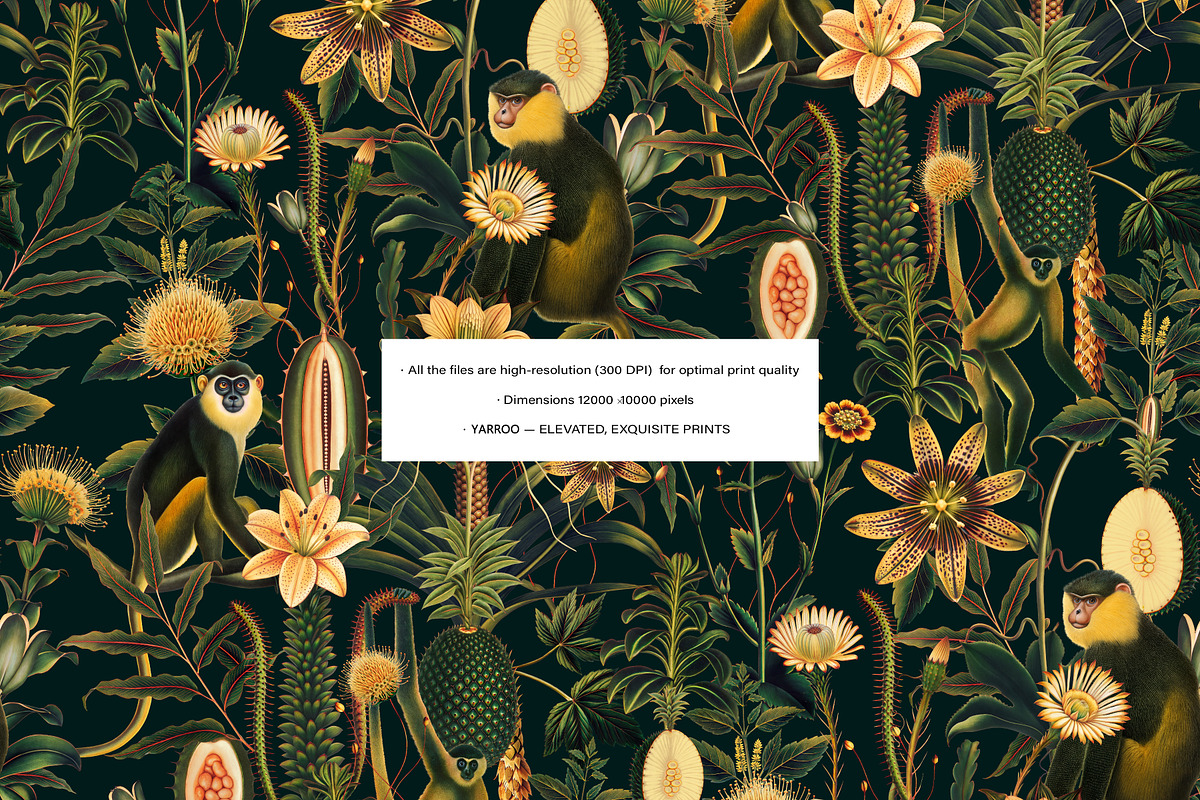 Trelune – Moonlit Luxury Prints, a Pattern Graphic by YARROO (Photo 7 of 10)