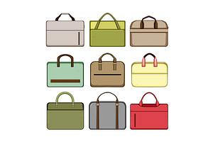 Collection of nine different, an Object Illustration by pikepicture