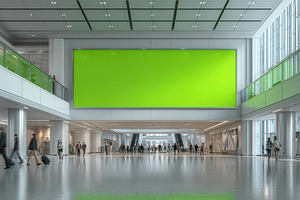 Green screen advertisement modern ai, a Photo by Pixeness Studio