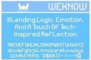 Thinking Numbers font, a Sans Serif Font by weknow (Thumbnail 4 of 8)