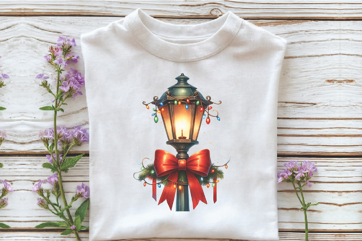 Watercolor Christmas Village Clipart, an Illustration by Libby Wishes (Photo 9 of 9)