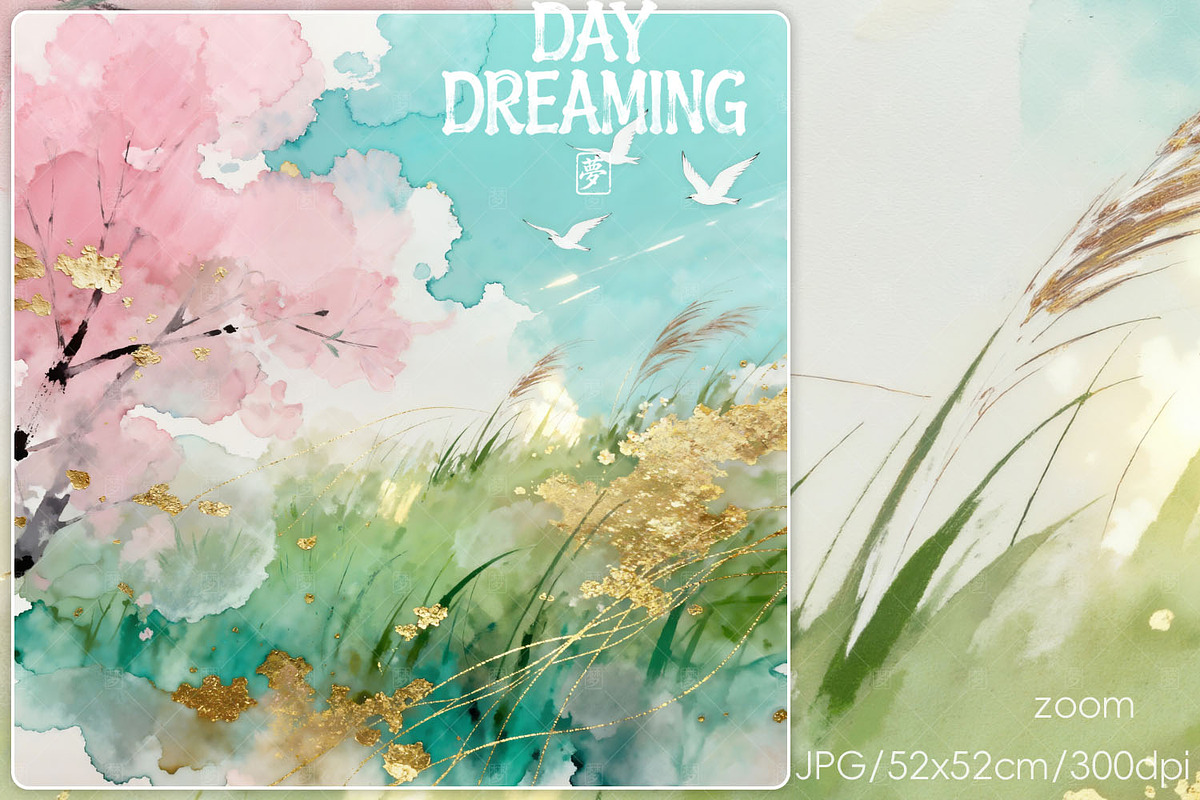 Dreamy Pink Clouds, a Decorative Illustration by yahu88studio (Photo 1 of 3)