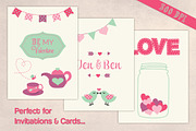 Valentines Day Vector Clip Art Set, an Illustration by Digital Sugar (Thumbnail 4 of 4)