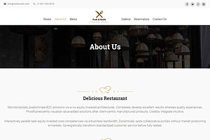 Fork Knife-Restaurant HTML Template