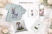 Watercolor Farm Animal PNG Bundle, an Illustration by Artnoy (Thumbnail 5 of 8)