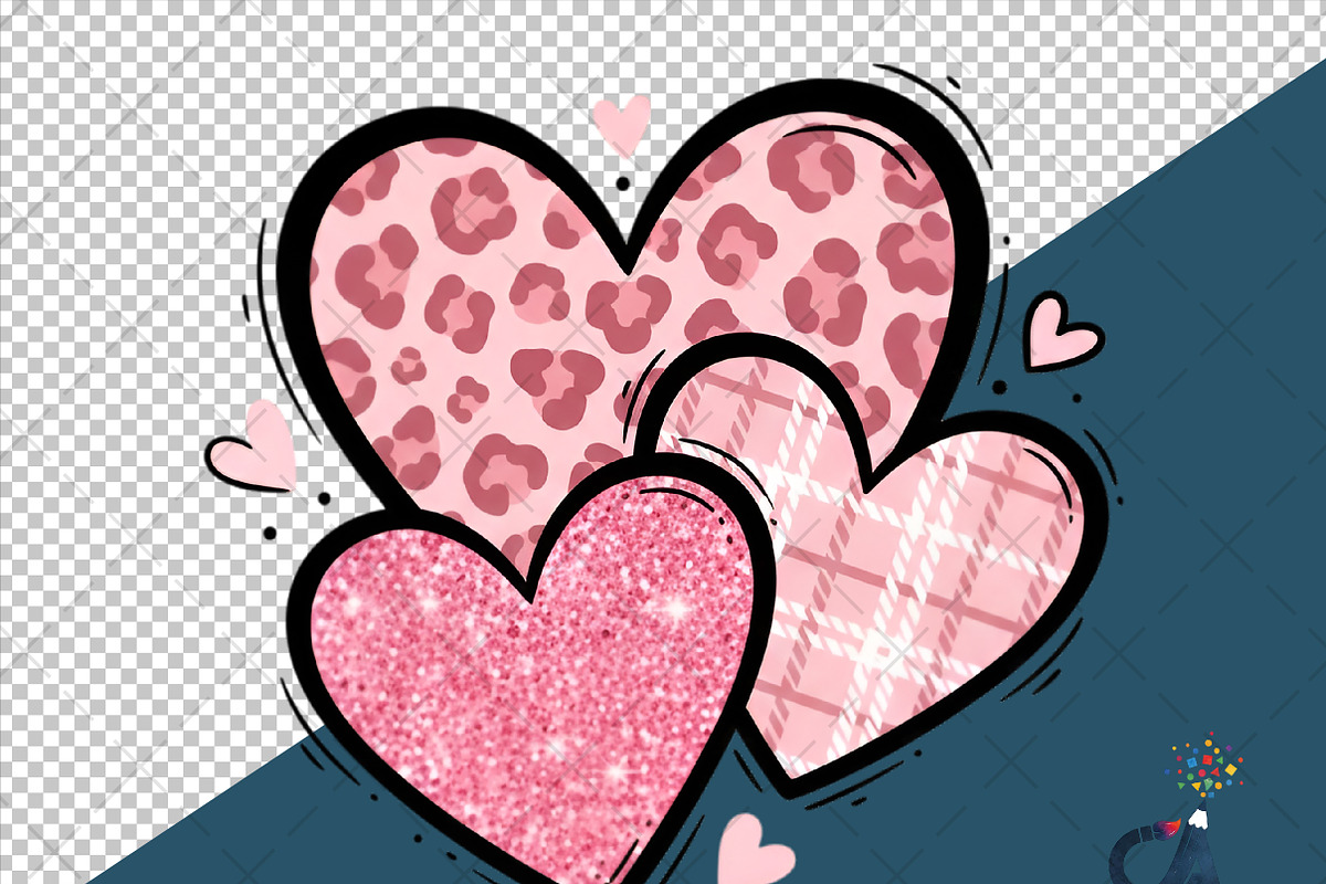 Valentine's Day Hearts Png, an Illustration by Creative Art (Photo 6 of 6)