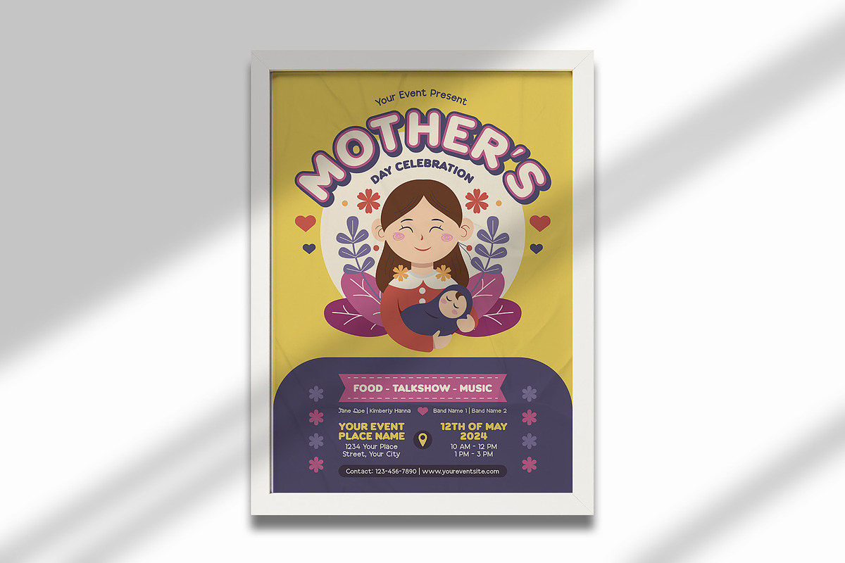 Playful Mother's Day Celebration, a Flyer Template by Huge Dream Studio (Photo 5 of 5)
