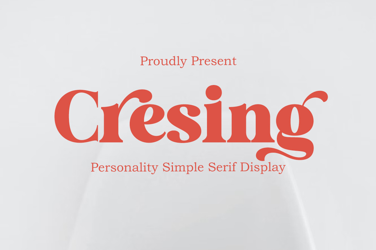 Cresing, a Serif Font by Gatype (Photo 1 of 9)