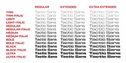 Tactic Sans, a Sans Serif Font by Miller Type Foundry (Thumbnail 2 of 11)