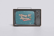 Retro TV Mockup Bundle Set, an Advertising Mockup by Rielismee (Thumbnail 2 of 5)