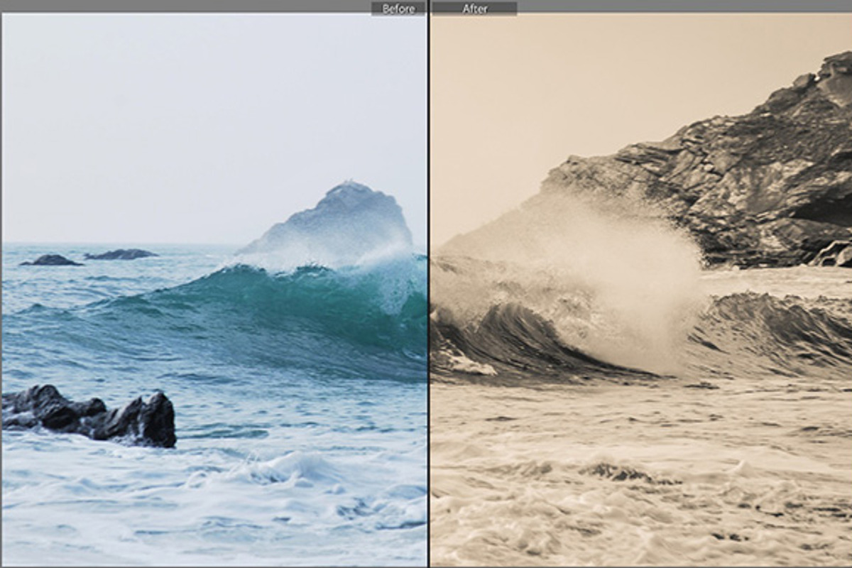 Black and white lightroom presets preview 6