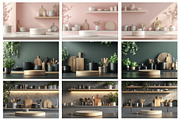 Modern Kitchen Podium Mockup, a Background Photo by Nebbia (Thumbnail 3 of 4)