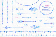 Frozen Arrows. Watercolor collection, an Object Graphic by OctopusArtis (Thumbnail 3 of 4)