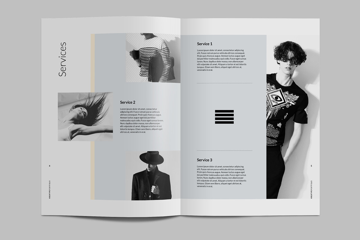 Kreatype Portfolio, a Brochure Template by Kreatype Studio (Photo 5 of 16)
