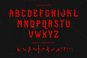 Bubblebloods, a Blackletter Font by HATFSTUDIO (Thumbnail 9 of 9)