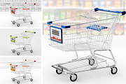 Metal Shopping Cart Branding Mockup, a Product Mockup by INCDesign (Thumbnail 17 of 19)