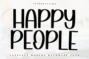 Happy People, a Serif Font by InermediaSTUDIO (Thumbnail 1 of 7)