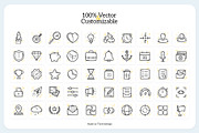 Marketing Outline Icons Set, an Outline Icon by TheevsDesign (Thumbnail 2 of 2)