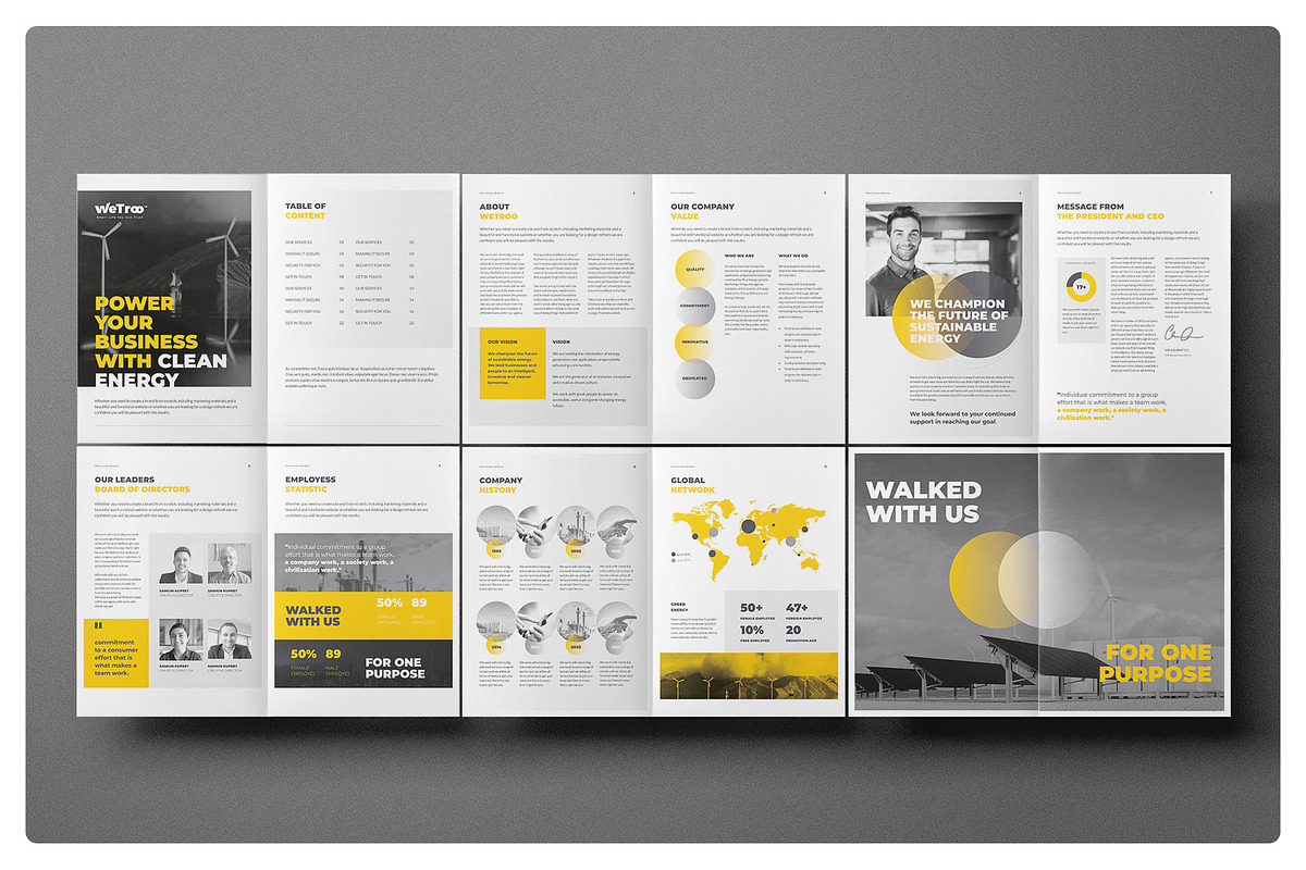 Company Profile, a Brochure Template by Proonty (Photo 2 of 3)