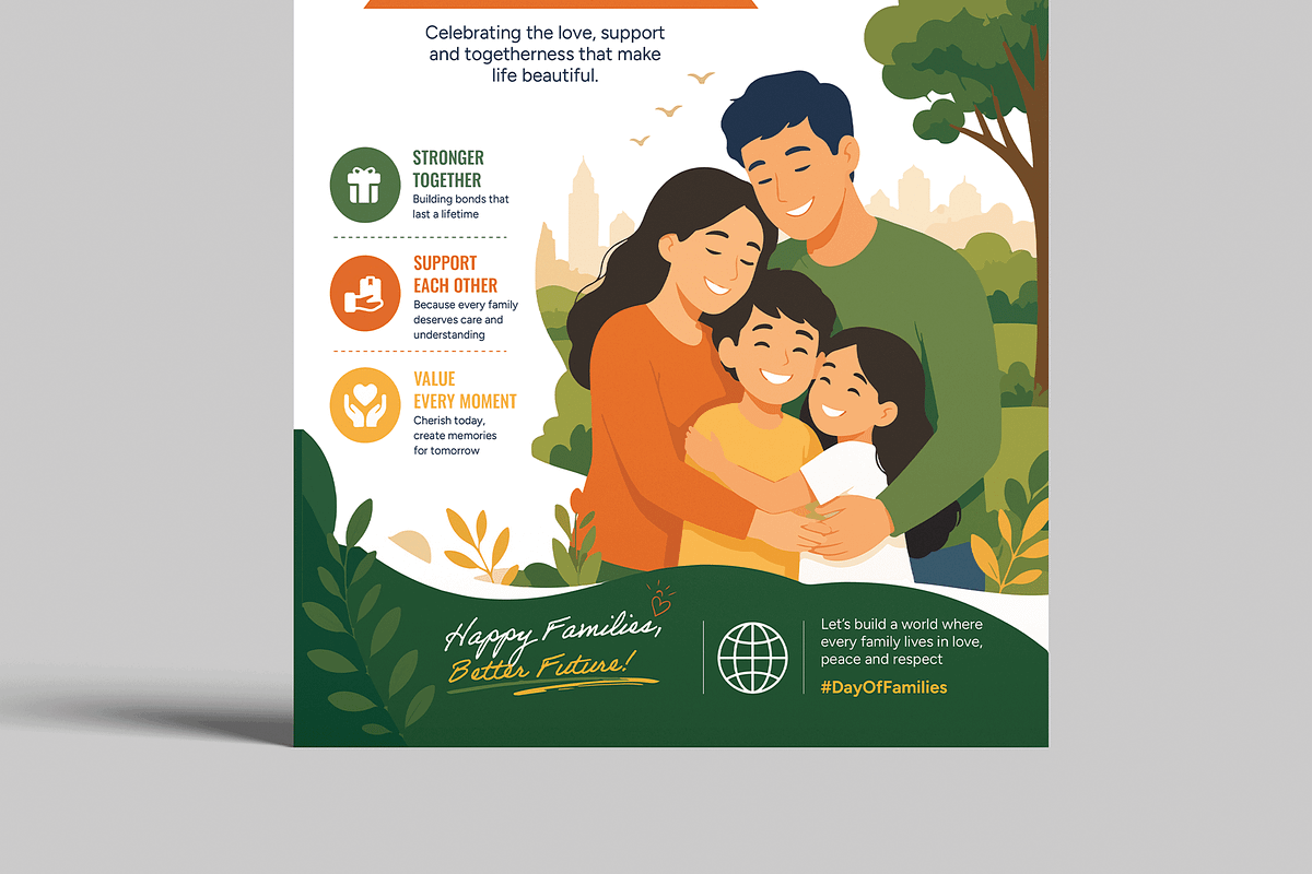 International Day of Families, a Flyer Template by MightyDesign (Photo 5 of 8)
