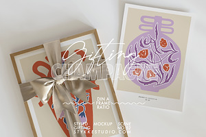 Wrapped Frame Mockup | Gift Mockup