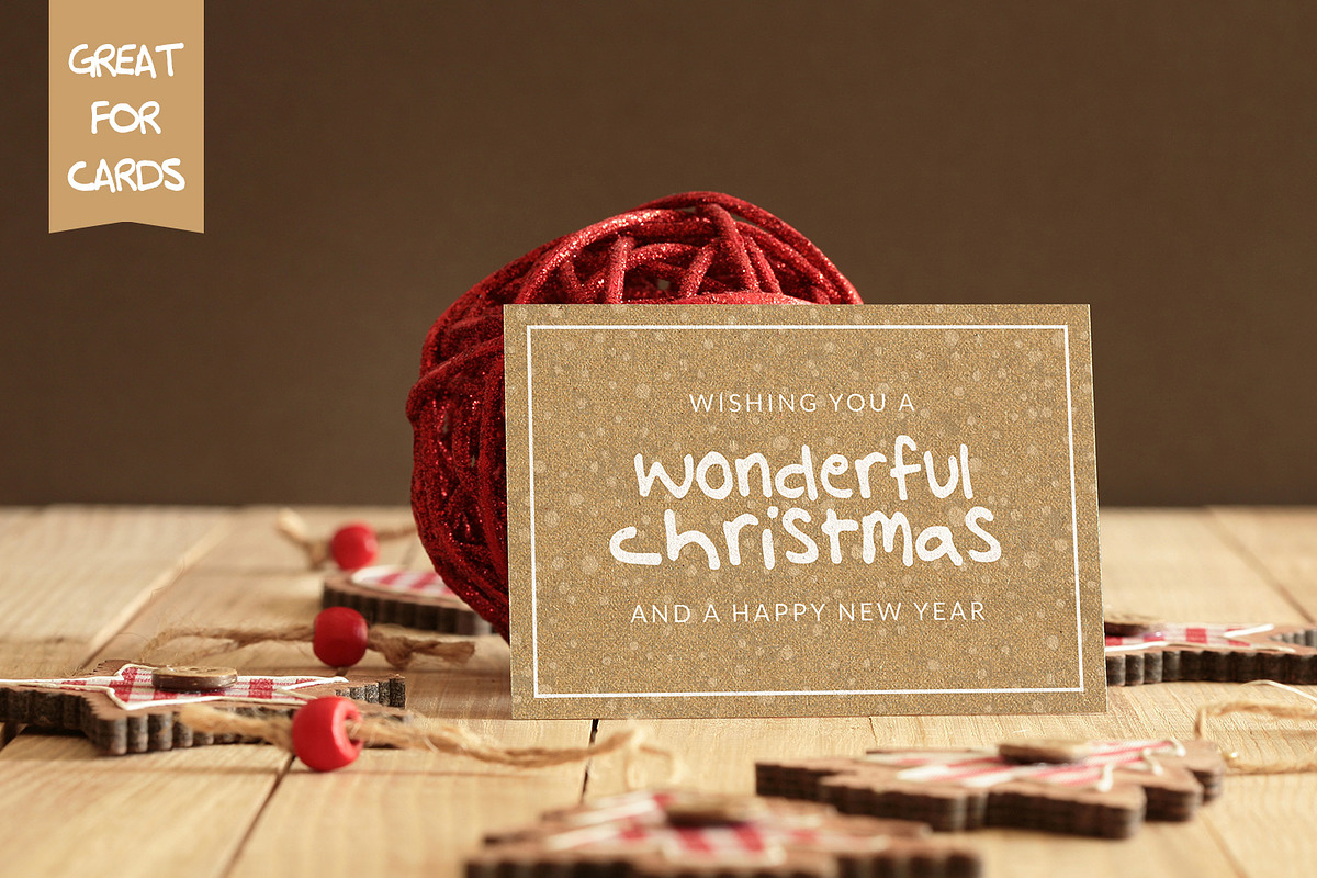 Abigail Christmas Hand Script preview 2