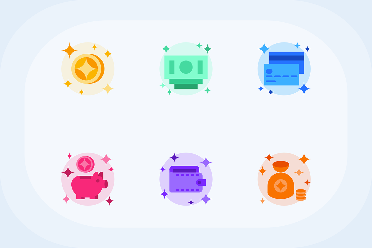 Color Money Icons, an Icon by Ruslan Babkin (Photo 2 of 3)
