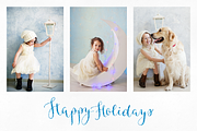 Holiday Calligraphy Overlays 1, an Illustration by Irina Vascovet (Thumbnail 2 of 5)
