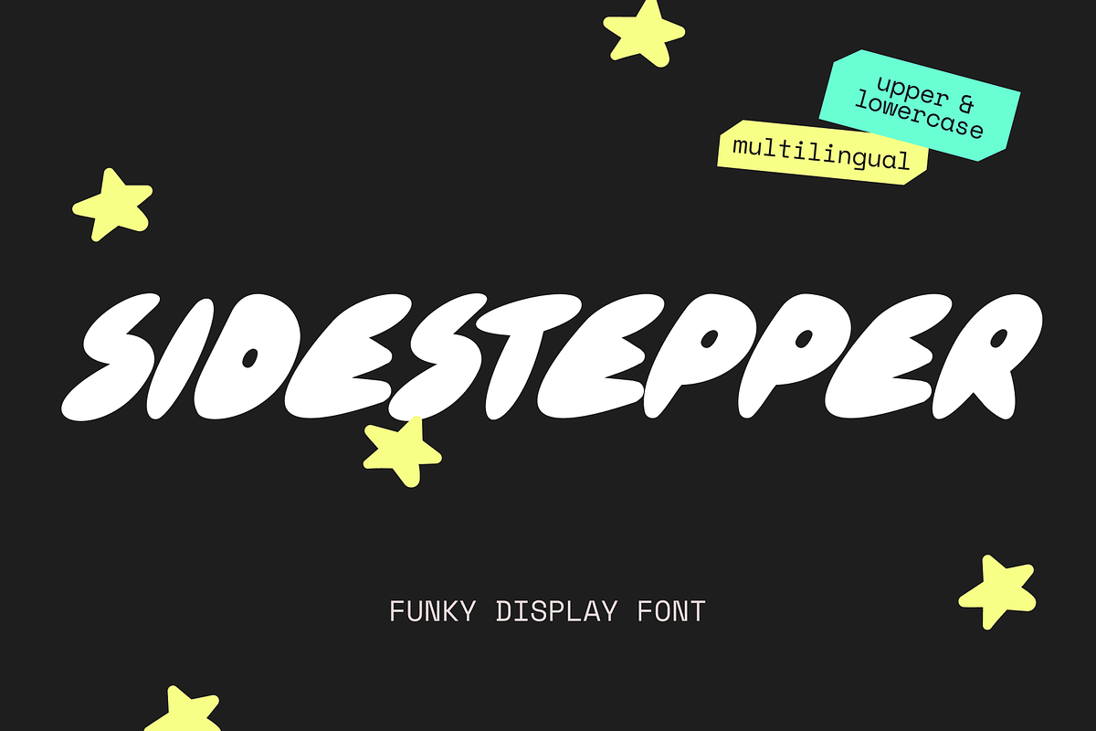 SIDESTEPPER — retro marker font, a Handwritten Font by Studio Noppo (Photo 1 of 7)