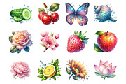 Water Droplets, an Illustration by Design Market (Thumbnail 2 of 3)