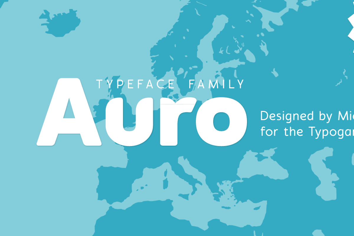 Auro, a Sans Serif Font by Typogama (Photo 1 of 10)