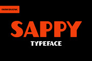 Sappy Sans, a Font by HipFonts (Thumbnail 1 of 6)