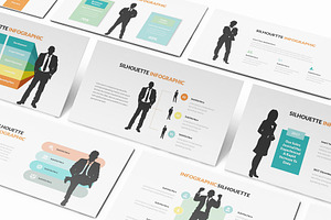 Silhouette Infographic Powerpoint