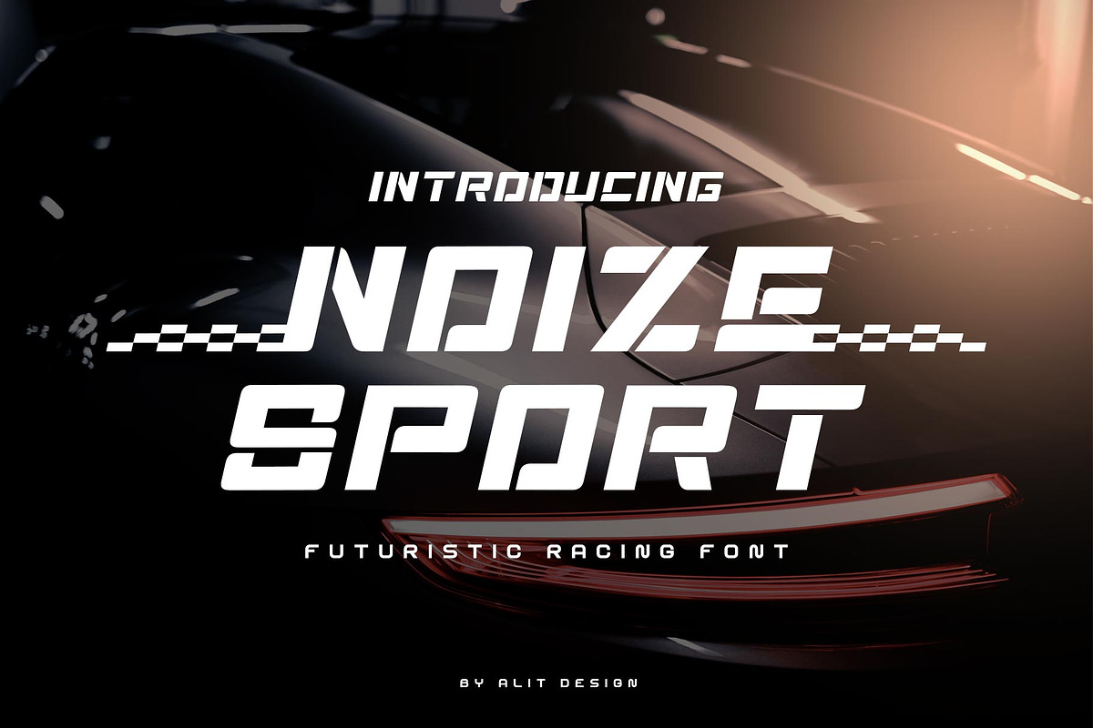Noize Sport Typeface, a Sans Serif Font by alit design (Photo 1 of 16)