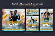 Fitness Gym Social Media Template, a Social Media Template by Creative_View (Thumbnail 4 of 8)